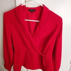 Red blouse